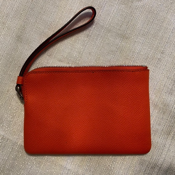 Coach Leather Corner Zip Wristlet - Picture 3 of 3